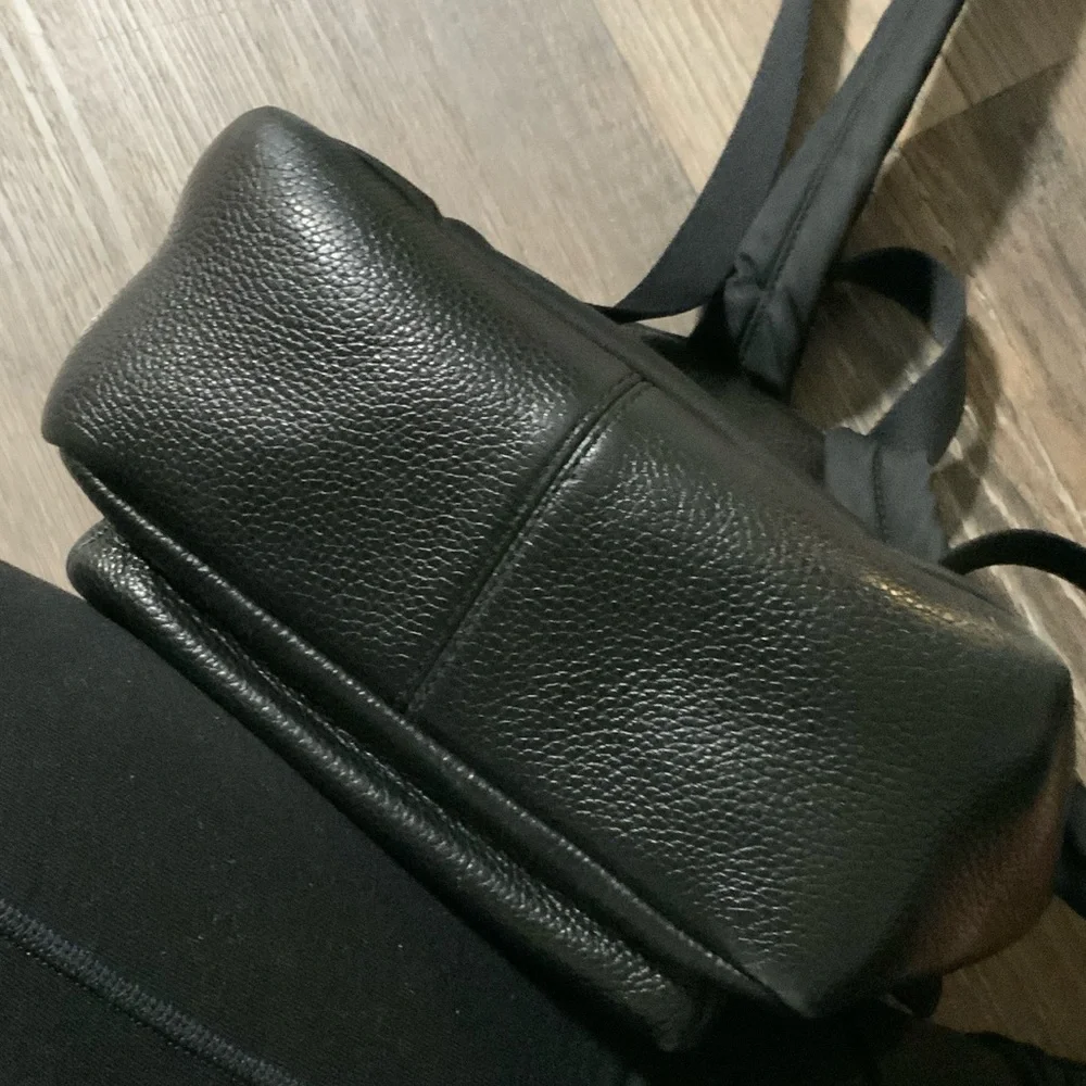 Coach Black Backpack with Gold Accents - Picture 5 of 6